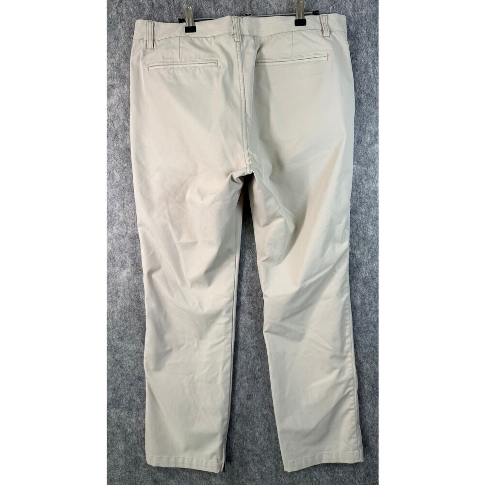 Bonobos Maide Mens Golf Pants Chino Ankle Zip Size 36x32 Tan Performance - Picture 4 of 10